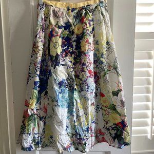 Floral Midi Skirt From Benetton (US 2)
